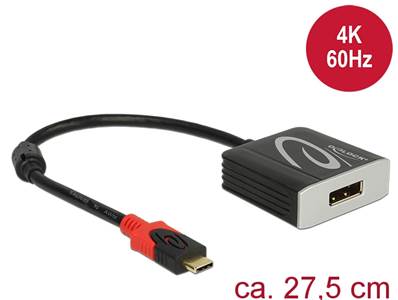 Adaptateur USB Type-C™ mâle > Displayport femelle (Mode DP Alt) 4K 60 Hz