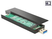 Boîtier externe M.2 touche B 80 mm SSD > USB 3.1 Gen 2 Type-A mâle
