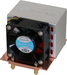 Radiateur ventilé cuivre haute performance pour XEON Dual-Core et Quad-Core Socket 771 jusqu'à 677Mh
