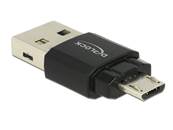 Lecteur de carte Micro USB OTG + USB 2.0 A mâle