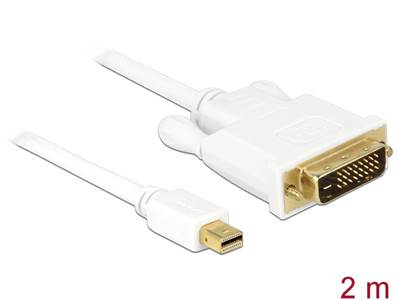 Câble mini Displayport mâle vers DVI 24+1 mâle 2 m