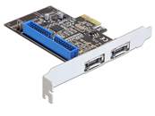Carte PCI Express > 2 x externes eSATA 6 Gb/s + 1 x internes IDE