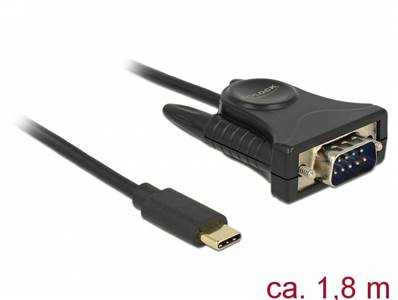 Adaptateur USB Type-C™ > 1 x RS-232 DB9 série