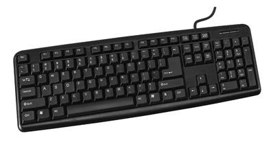 Clavier noir 105 touches USB