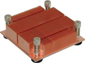 Radiateur cuivre pour socket 775 jusqu'au P4 3,8Ghz  hauteur 24 mm EVERCOOL