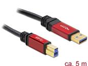 Câble USB 3.0 Type-A mâle > USB 3.0 Type-B mâle 5 m Premium