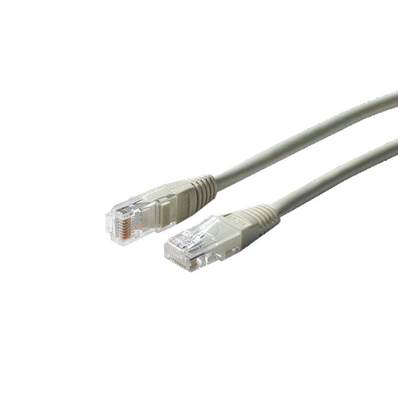 Câble réseau RJ45 blindé croisé 2.00m Cat.5e gris