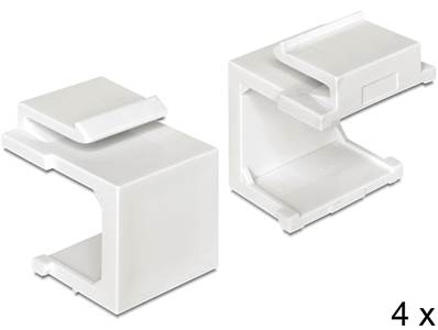 Capot Keystone, blanc, 4 unités