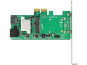 Carte PCI Express > Hybride 3 x internes SATA 6 Gb/s + 1 x interne mSATA