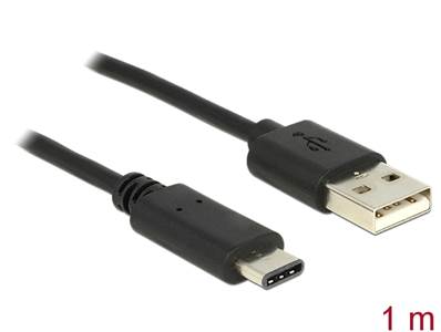Câble USB 2.0 Type-A mâle > USB Type-C™ 2.0 mâle 1,0 m noir