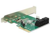 PCI Express Karte > Hybrid 4 x intern SATA 6 Gb/s RAID - Low Profile Form Faktor