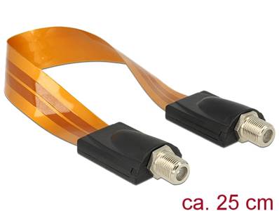 Câble d'antenne prise F > prise F Câble feuillard circuit imprimé 25 cm Câble passe-fenêtre