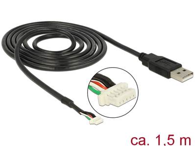 Câble de connexion USB 2.0 Type-A mâle > fiche de caméra 5 broches V5 1,5 m