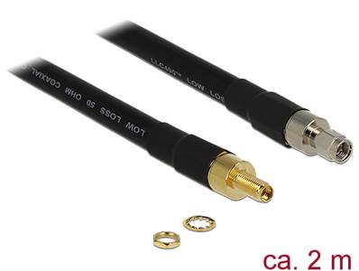Câble d'antenne SMA mâle > SMA femelle CFD400 LLC400 2 m faible perte