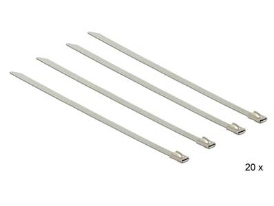 Attache-câbles acier inoxydable L 150 x l 4,6 mm 20 pièces