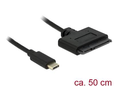 Convertisseur SuperSpeed USB 10 Gbps (USB 3.1 Gen 2) avec USB Type-C™ mâle > SATA 22 broches 6 Gbps