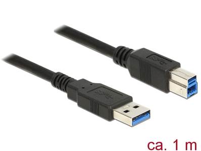 Câble USB 3.0 Type-A mâle > USB 3.0 Type-B mâle 1,0 m noir