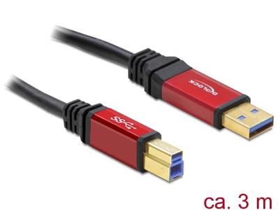 Câble USB 3.0 Type-A mâle > USB 3.0 Type-B mâle 3 m Premium