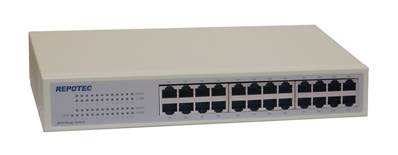 Switch réseau 24 ports 10/100 Rackable REPOTEC