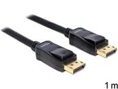 Câble Displayport 1.2 mâle > Displayport mâle 4K 1 m