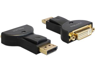 Adaptateur Displayport 1.1 mâle > DVI femelle noir