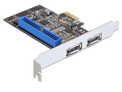 Carte PCI Express > 2 x externes eSATA 6 Gb/s + 1 x internes IDE