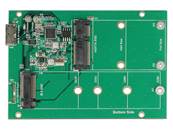 Convertisseur 2.5" USB 3.1 Micro-B femelle > M.2 / mSATA avec boîtier