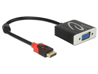 Adaptateur Displayport 1.2 mâle > VGA femelle noir