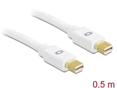 Câble Mini Displayport 1.2 mâle > Mini Displayport mâle 4K 0,5 m