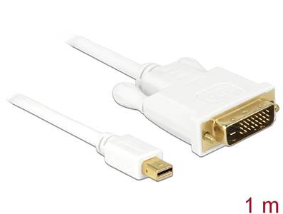 Câble mini Displayport mâle vers DVI 24+1 mâle 1 m