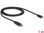 Câble USB Type-C™ 2.0 mâle > USB 2.0 Type Micro-B mâle 1,0 m noir