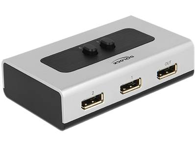 Commutateur Displayport 1.1 manuel à 2 ports