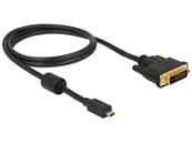 Câble HDMI Mini-C mâle > DVI 24+1 mâle 2 m
