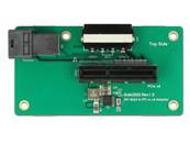 Adaptateur SFF-8643 > PCIe x4 avec plaque de fixation