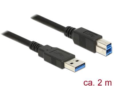 Câble USB 3.0 Type-A mâle > USB 3.0 Type-B mâle 2,0 m noir