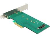 Carte PCI Express x4 > 1 x interne NVMe M.2 Key M 110 mm - Faible encombrement