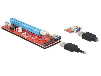 Riser Card PCI Express x1 > x16 avec câble USB de 60 cm