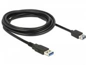 Câble d'extension USB 3.0 Type-A mâle > USB 3.0 Type-A femelle 3,0 m noir
