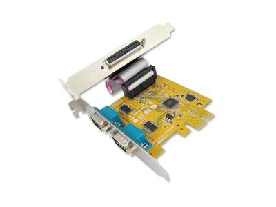 Carte PCIe 2 ports série + 1 port parallele