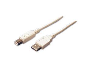 Cordon USB 2.0 AB M/M 5 mètres