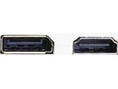 Adaptateur mini Displayport 1.1 mâle > Displayport / HDMI / DVI femelle passif blanc