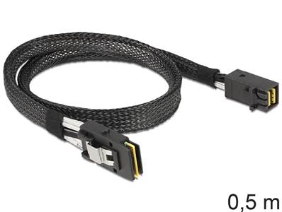 Câble Mini SAS HD SFF-8643 > Mini SAS SFF-8087 0,5 m