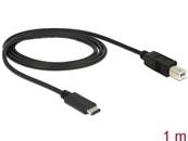 Câble USB Type-C™ 2.0 mâle > USB 2.0 Type-B mâle 1,0 m noir