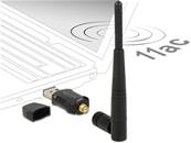 Clé réseau local sans fil USB 2.0 double bande WLAN ac/a/b/g/n Stick 433 Mbps avec antenne externe