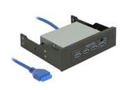 Concentrateur USB 3.0 4 ports 3.5" / 5.25"