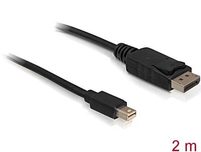 Câble Mini Displayport 1.2 mâle > Displayport mâle 4K 2,0 m