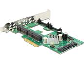 Carte PCI Express > Hybride 2 x internes SATA 6 Gb/s + 2 x internes mSATA