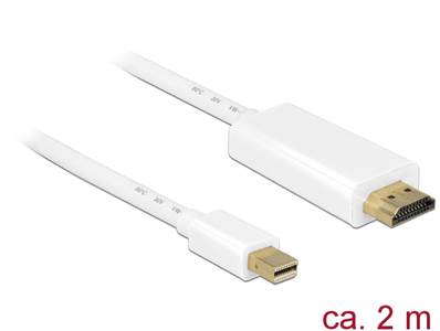 Câble mini Displayport 1.1 mâle > HDMI-A mâle 2 m