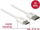 Câble HDMI haute vitesse avec Ethernet - HDMI-A mâle > HDMI Mini-C mâle 3D 4K 0,5 m Fin Haut de gamm