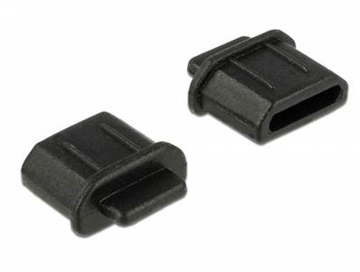 Capot noir pour HDMI micro-D femelle avec prise 10 pièces